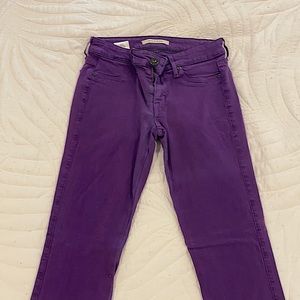 Rich & Skinny legging jean, sz 27, purple